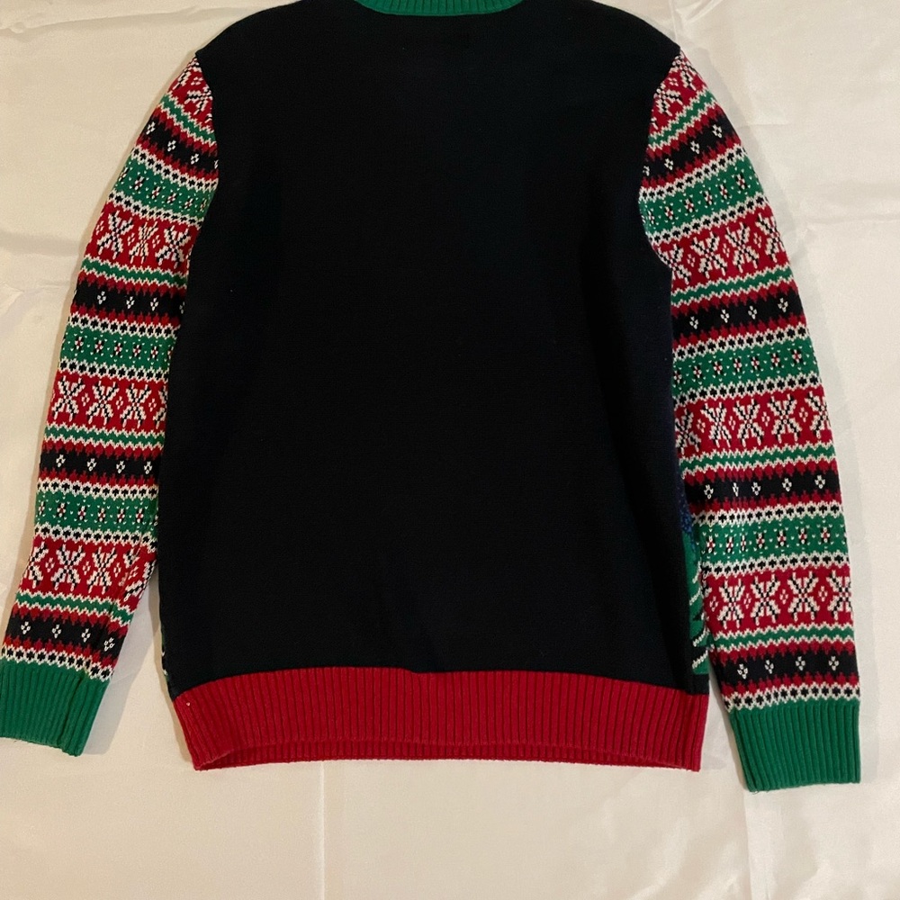 Ugly Christmas Sweater - Festive Reindeer with Lights - Picture 2 of 4